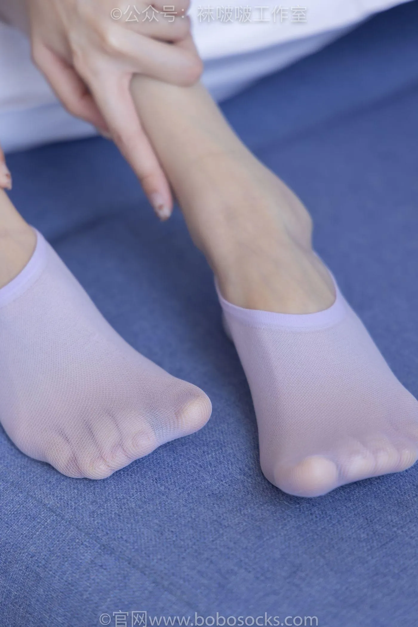 [BoBoSocks袜啵啵]NO.091 稚予-板鞋、淡粉色船袜、黑色船袜、裸足 [148P]插图